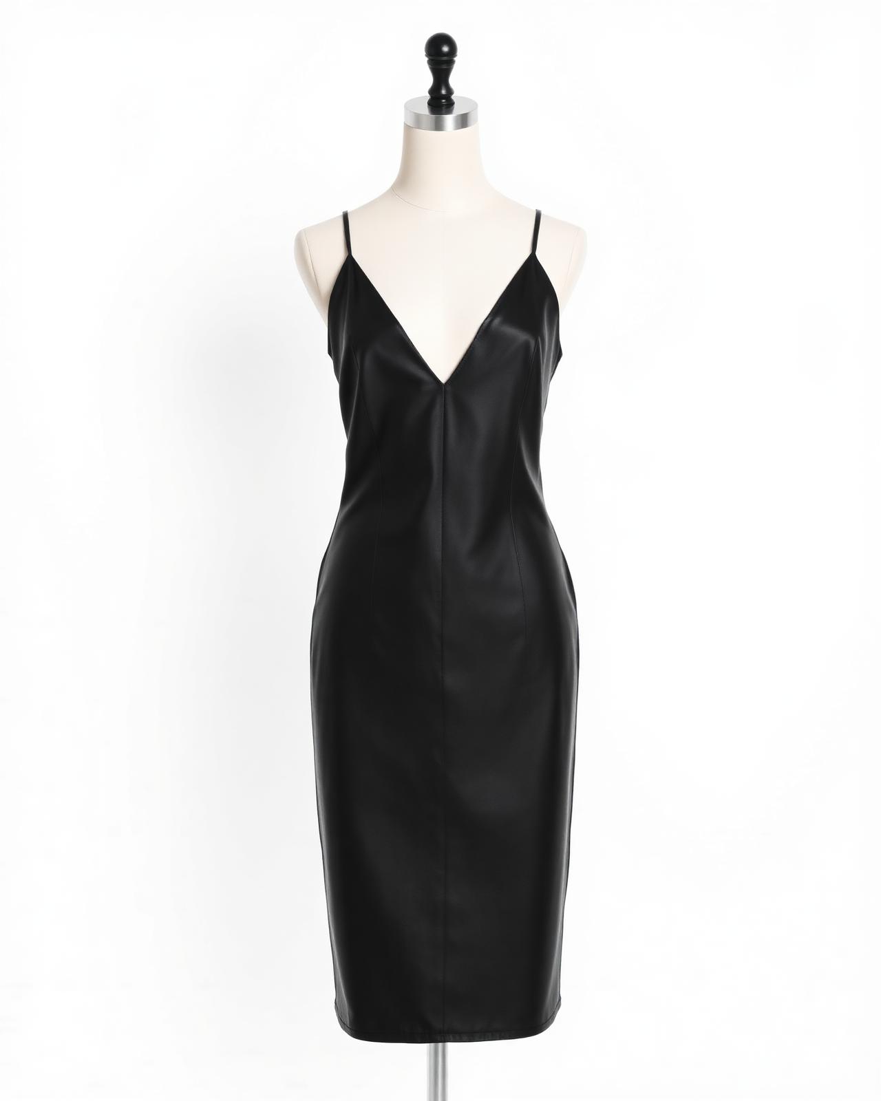 Leather Slip Dress