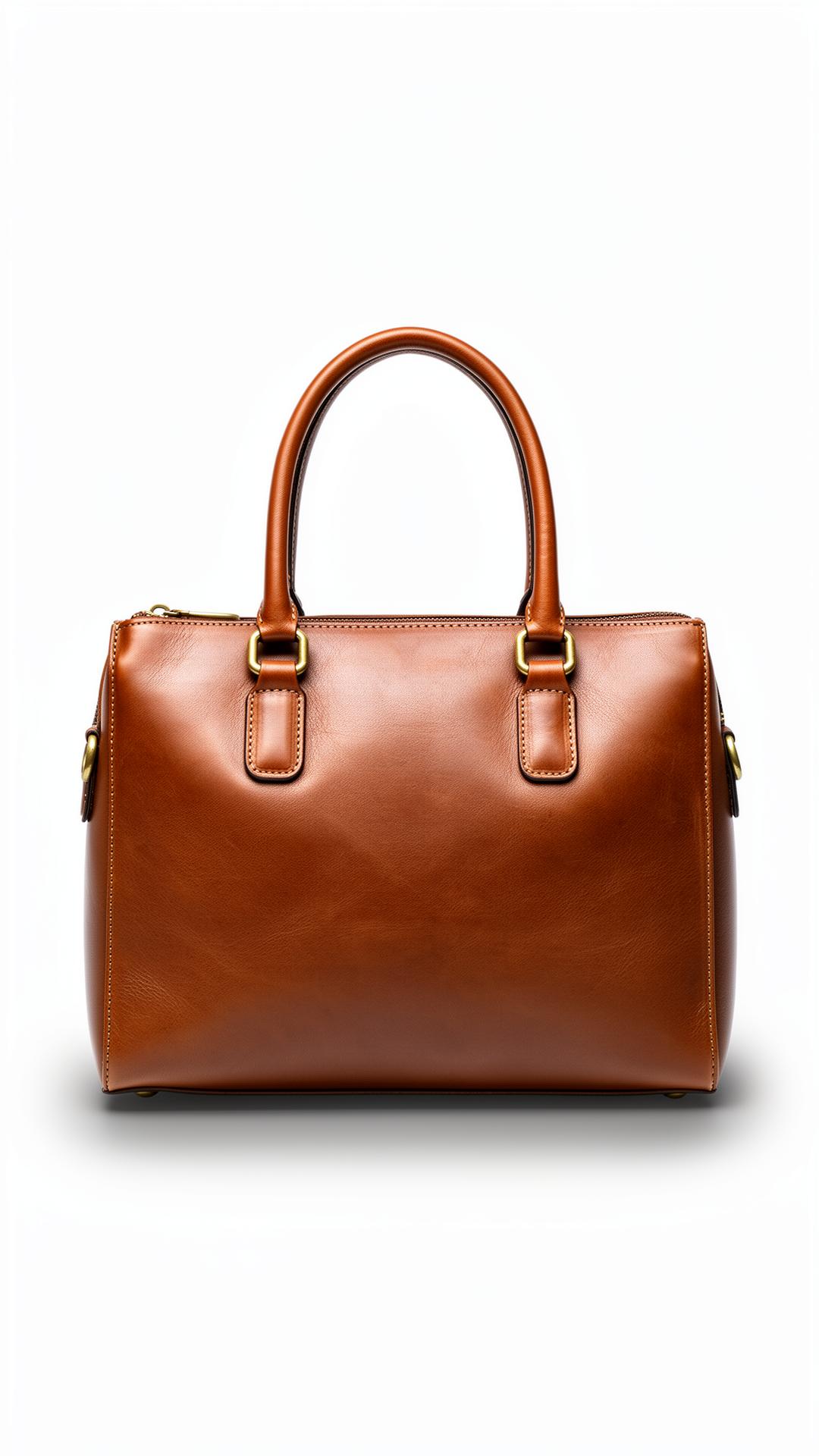 Cognac Leather Tote